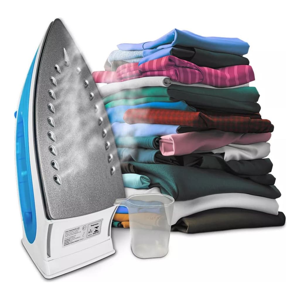 Ferro De Passar Roupas A Vapor 1300w Kian 220v Cor Azul
