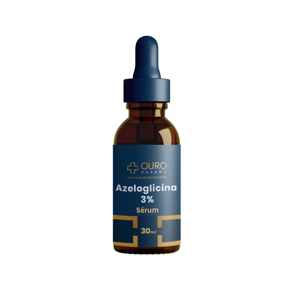 Sérum Facial 30ml Azeloglicina 3% Manchas Escuras, Anti-Idade