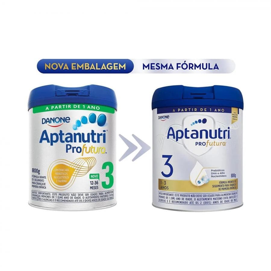 Formula Infantil Aptanutri Profutura 3 – 800g – Nutricao Avancada para Criancas de 1 a 3 Anos