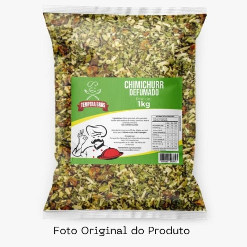 Tempero Chimichurri Linha Premium 4Kg Tempera Brás Rei dos Temperos