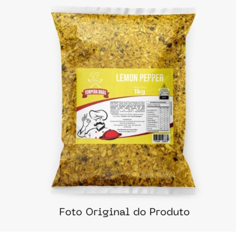 5kg - Tempero Lemon Pepper Rei dos Temperos