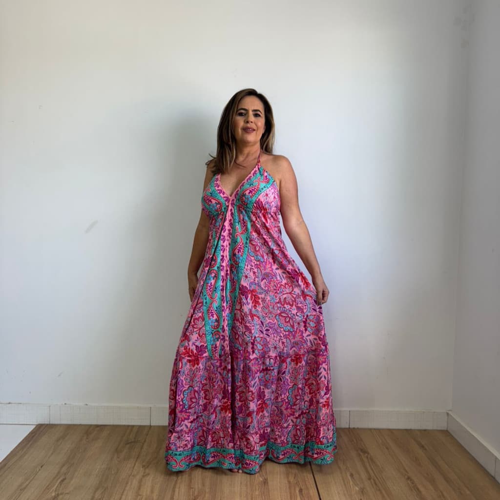 Vestido Feminino Costas Nua Vestido Plus Size Vestido Indiano Vestido De Seda
