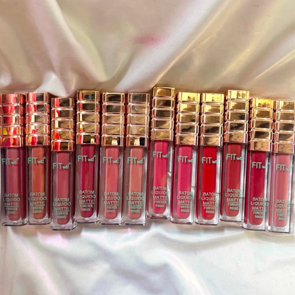 Batom Líquido Matte Fit Me Forever Rouge Alta Pigmentação Longa Duração Aveludado Pronto Entrega