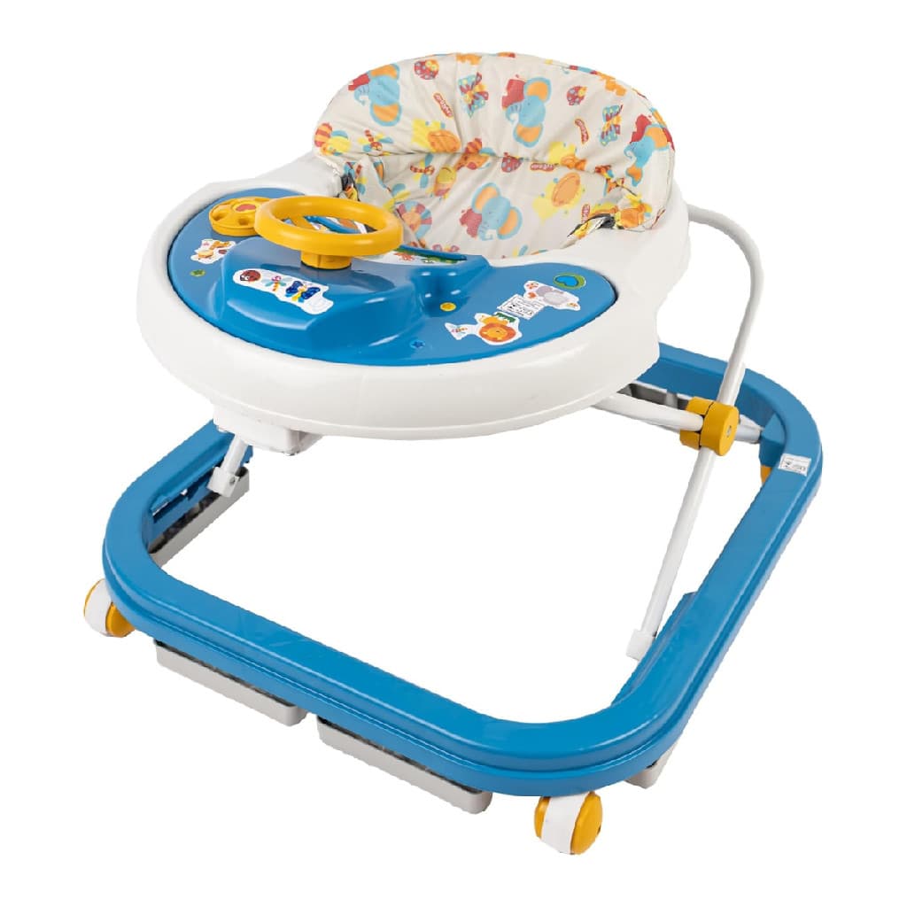 Andador Regulável Para Bebê Infantil Sonoro Cor Azul