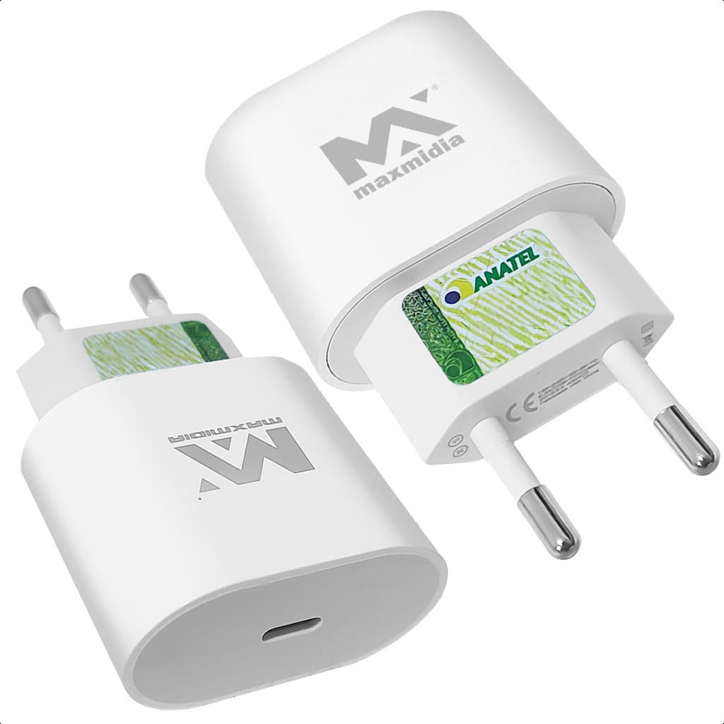 Carregador Tipo C Bivolt Rápido Potente Compatível com Celular
