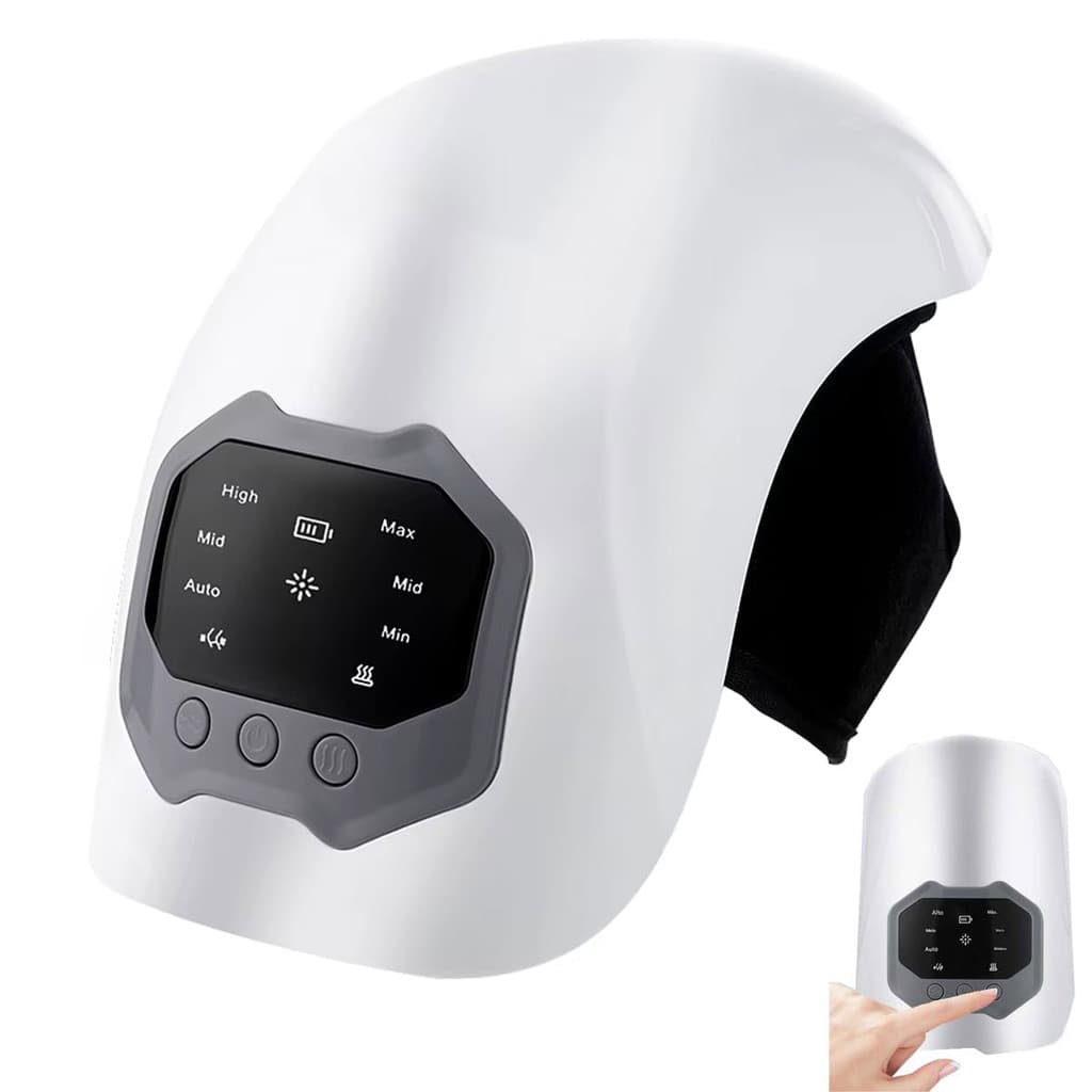 Massageador de Joelho Aquecimento Vibraçao Aliva Dor Tensao Lesao Muscular Massagem Articulaçao Relaxante Confortavel