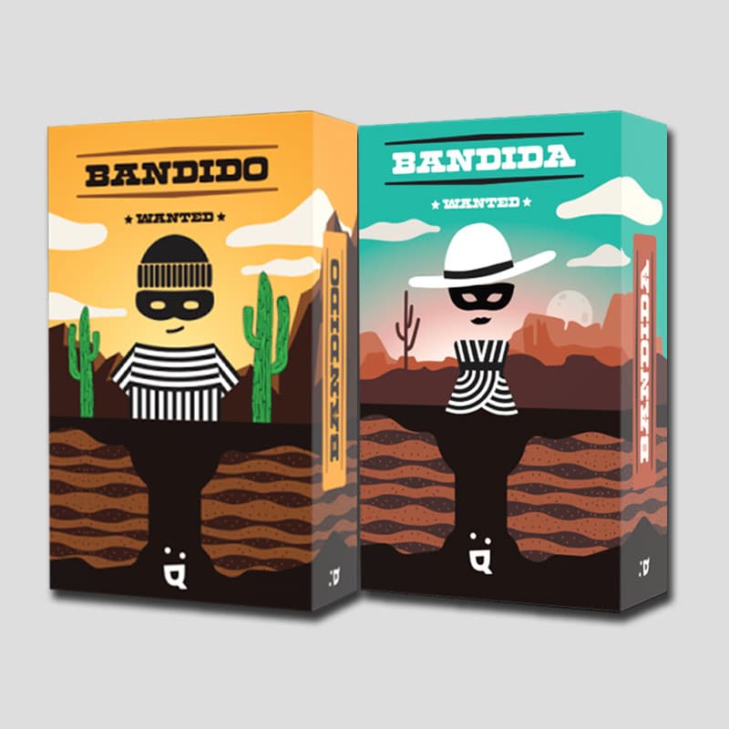 Bandido Bandida Jogo De Cartas Estratégia Divertido Para Família Noite Cooperativa Tabuleiro Festa
