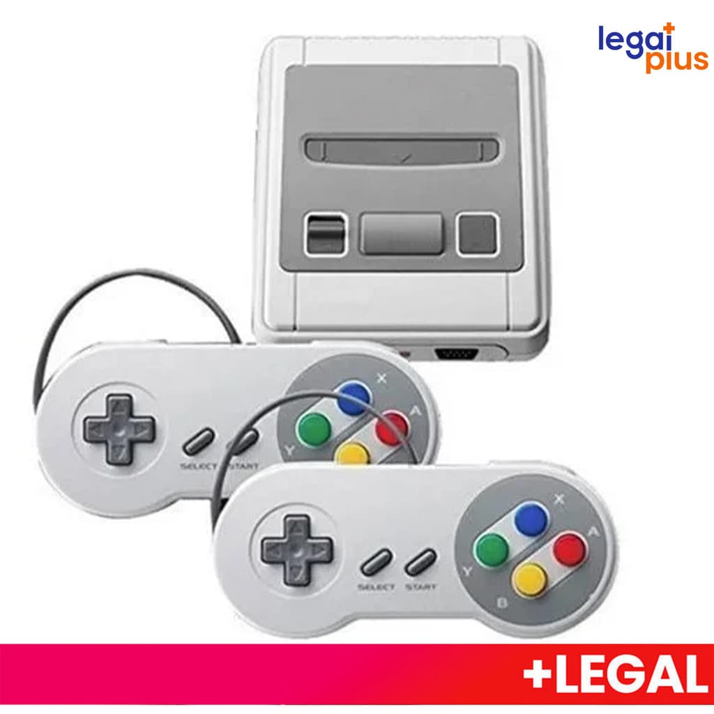 Console Retrô Mini com 2 Controles de 8 Bits e 620 Jogos