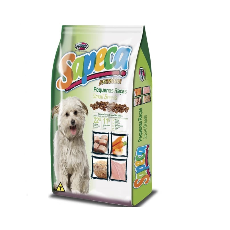 Ração Para Cachorros Sapeca Pequenas Raças Adulto 20kg