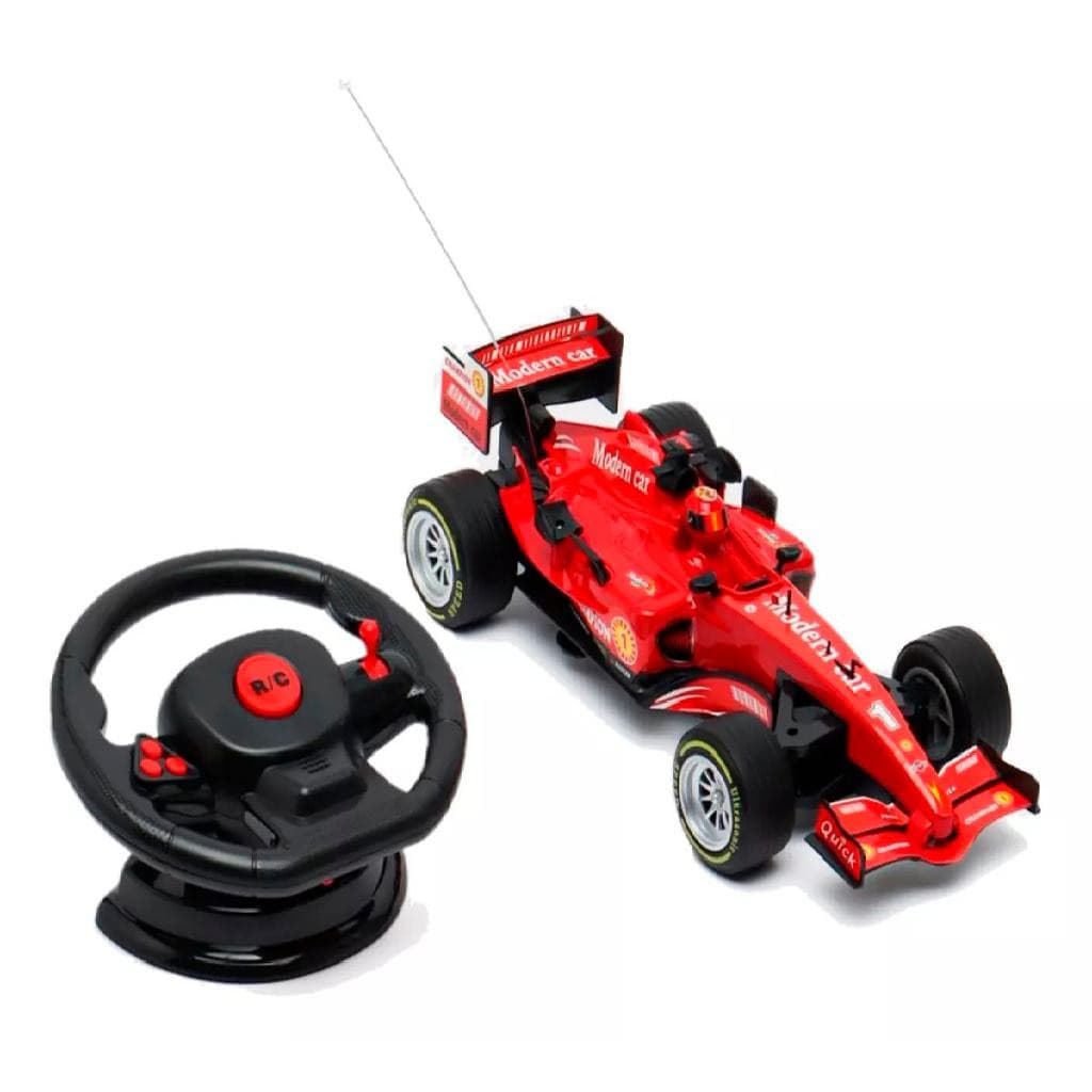 Carrinho Controle Remoto Corrida Fórmula 1 Com Luzes e Sons Carrinho 1:12 Recarregável