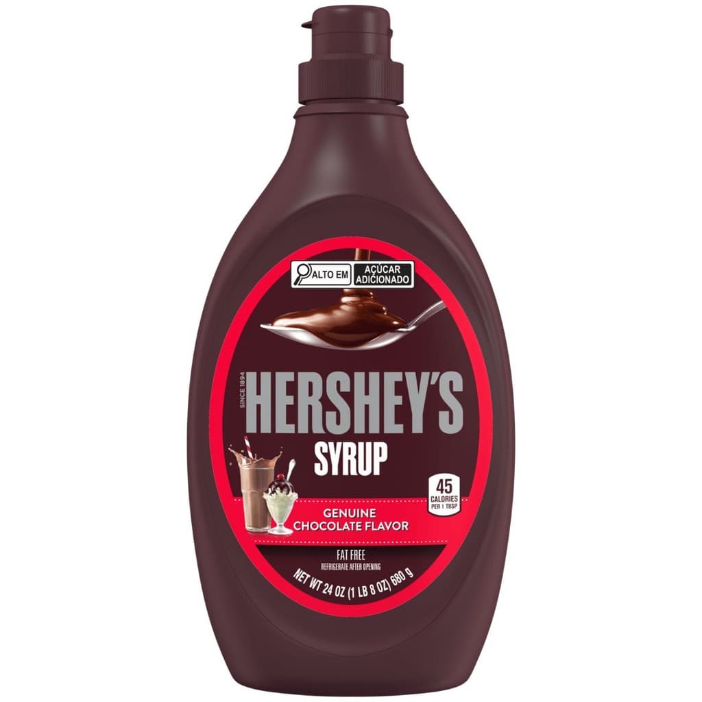 Calda de Chocolate Importada Hershey's Syrup 680 gramas