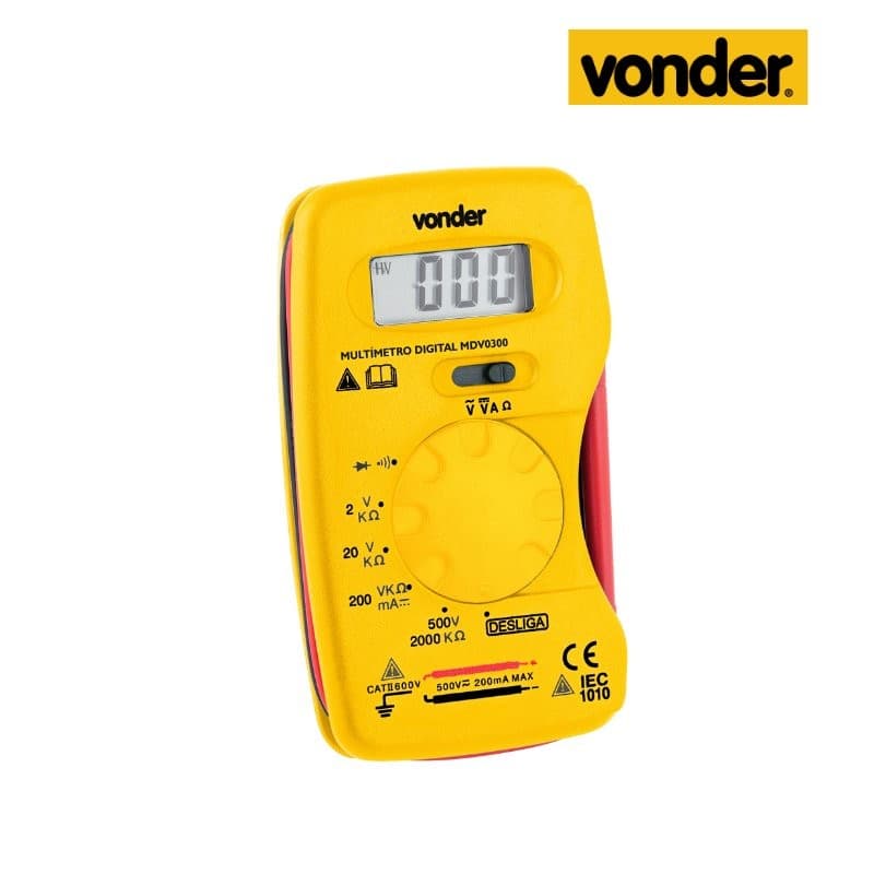 Multímetro Digital MDV 0300 Vonder