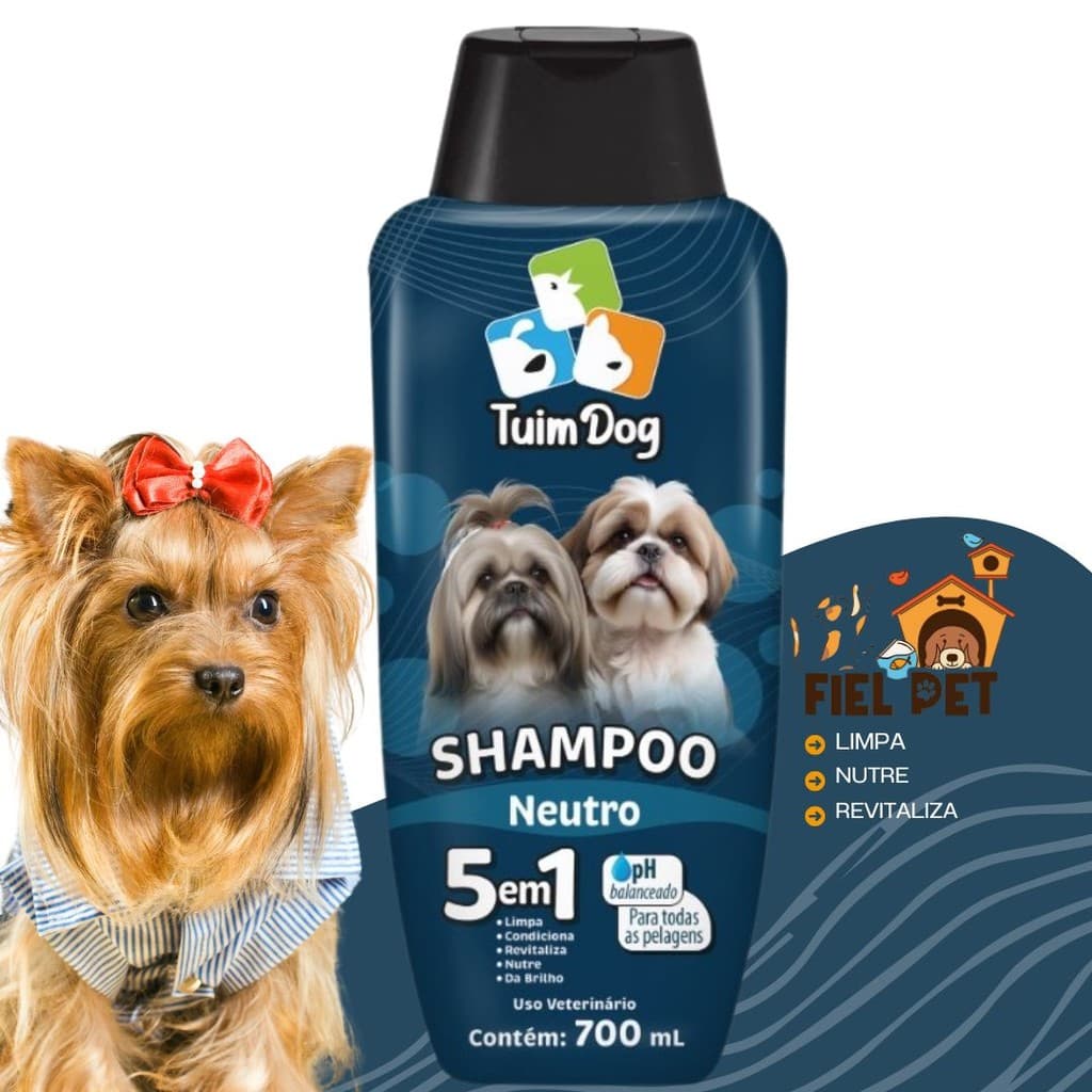 Shampoo Neutro para Cachorro Pet Cães Tuim Dog 700ml