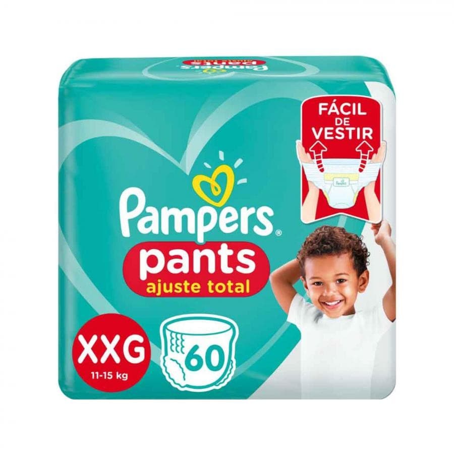 Fralda Pampers Pants Ajuste Total XXG 60 Unidades – Liberdade de Movimento com Maxima Protecao