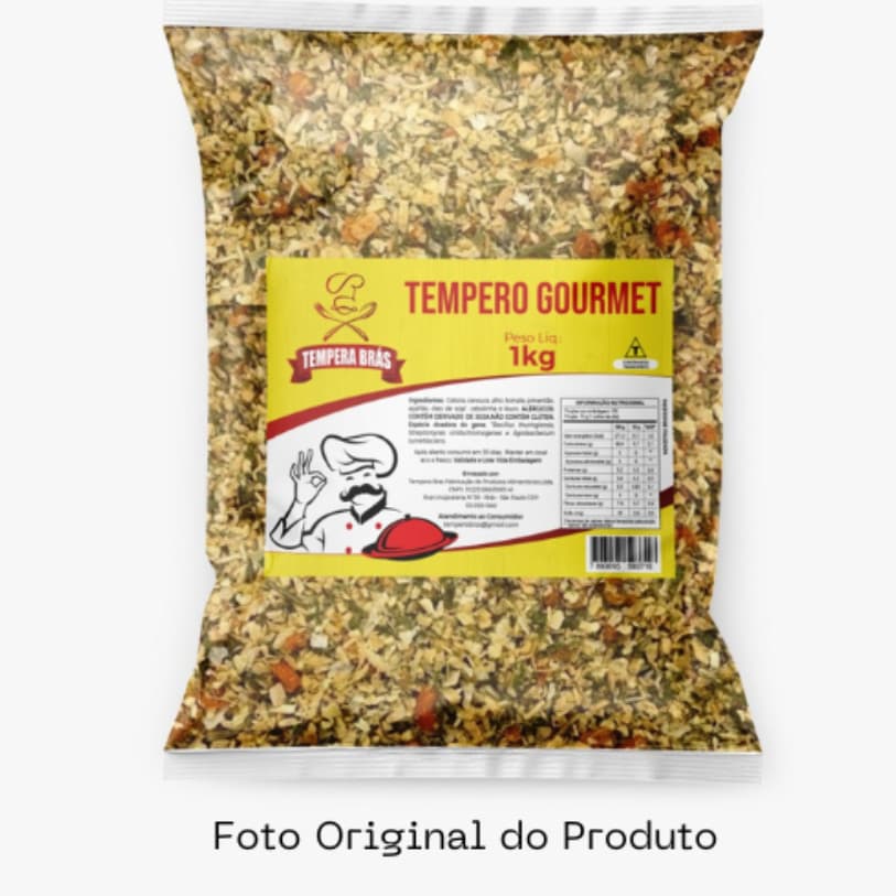 Tempero Gourmet Linha Premium Tempera Brás Rei dos Temperos