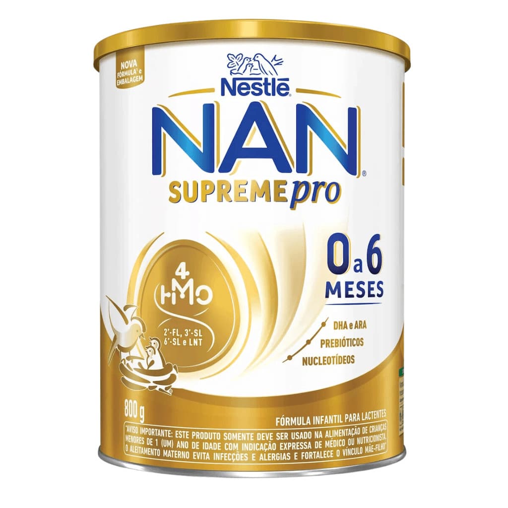 Fórmula Infantil NAN Supreme 1 Lata 800g