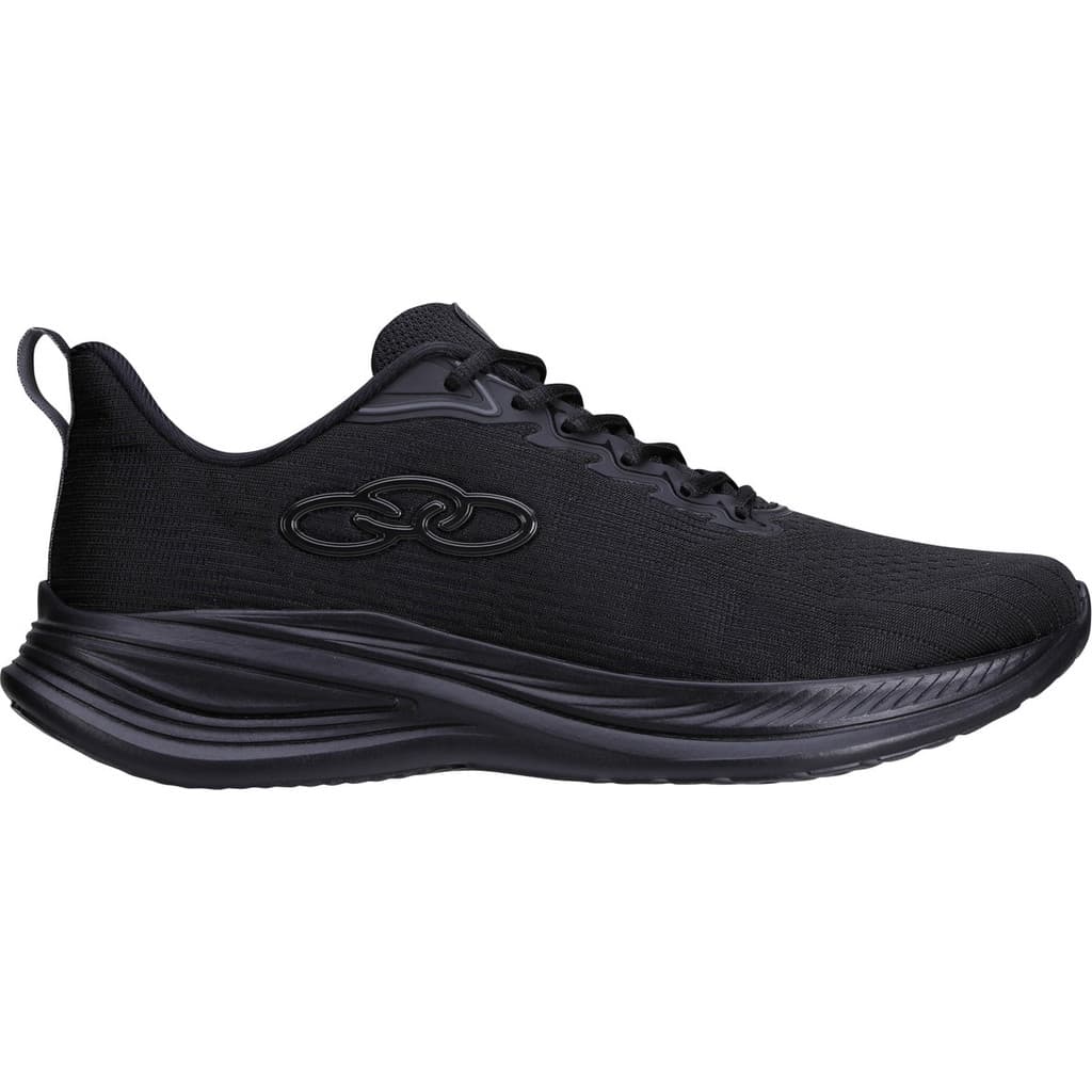 Tenis Olympikus Marte Preto Masculino Caminhada Original Treinos Academia Macio Leve e Confortável