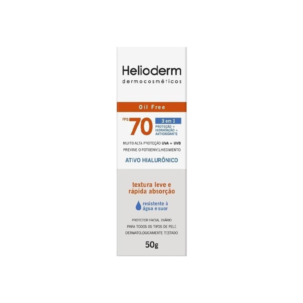 Protetor Solar Facial FPS70 Sem Cor 50g - Kley Hertz