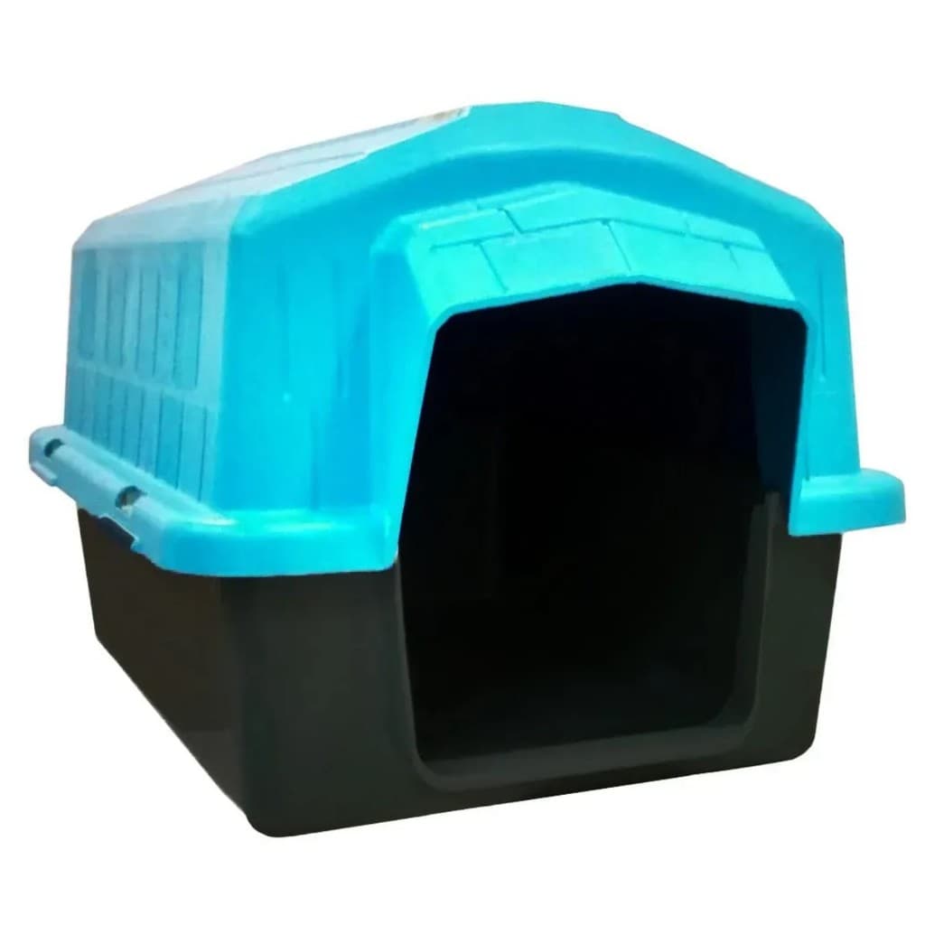 Casinha N5 Azul Casa Pet Cachorro Gato Porte Grande Alvorada
