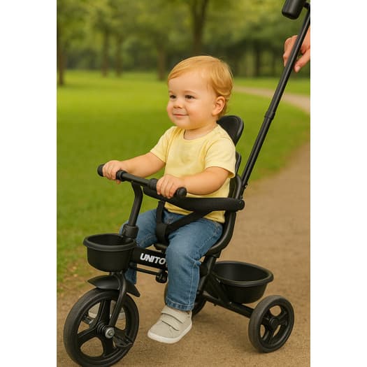 Triciclo Criança Patinetes Passeio Viagem Bicicleta Carrinho Andador Quadriciclo Empurra