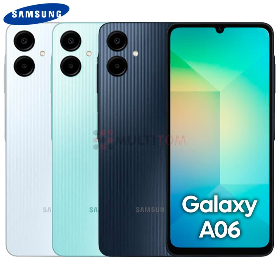 Celular Samsung Galaxy A06 Tela 6.7" Câmera Dual 50MP + Frontal 8MP 128/4GB 64/4GB Ram