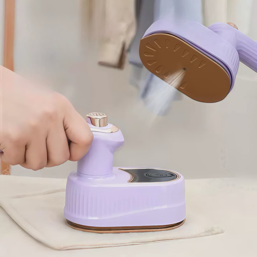 Ferro De Passar Roupas A Vapor Portátil Elétrico Pequeno Para Viagem Casa Aquecimento Rápido Desamassa Tecidos