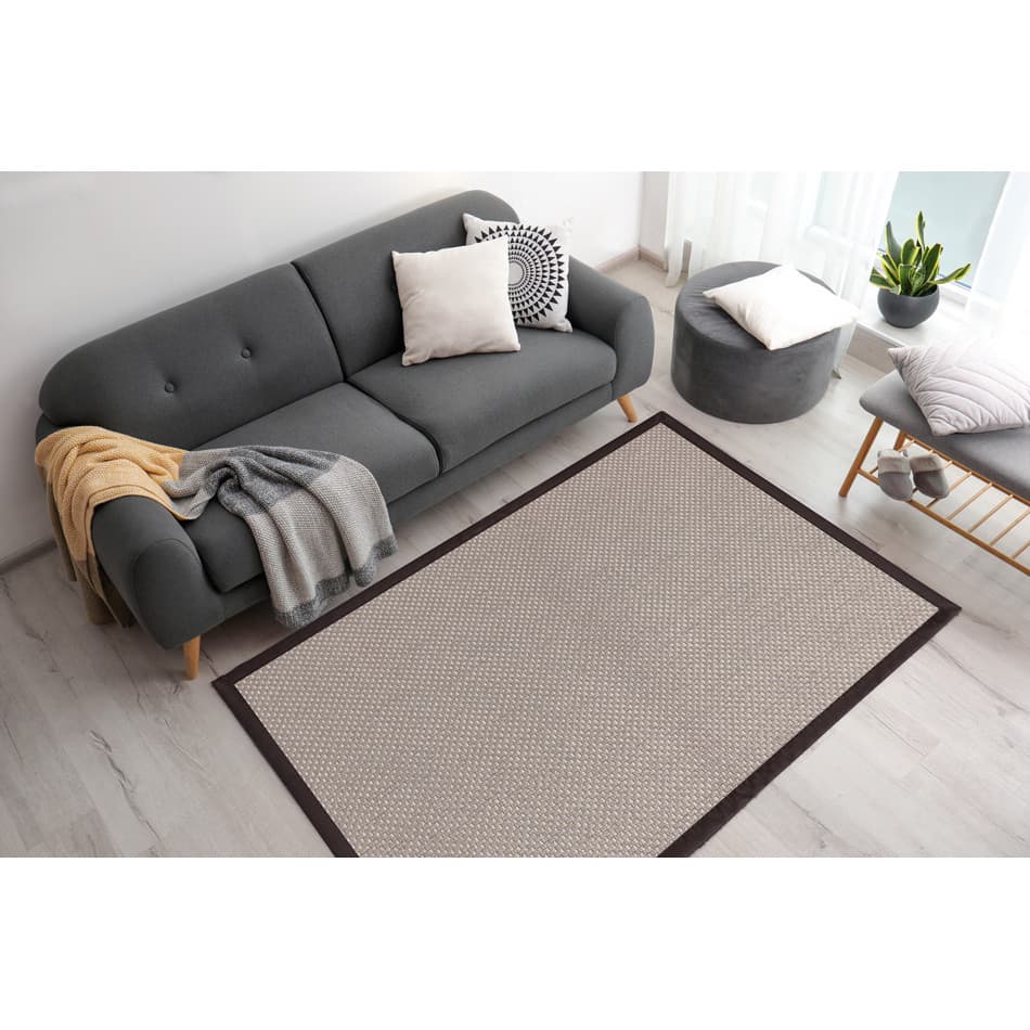 Tapete Antiderrapante 1,40 m x 1,00 m Sala Quarto Jolitex 100x140 Piquet Fácil de Limpar Sala Quarto Varanda Poliester