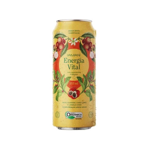 Chá Gelado Orgânico Gaseificado Energia Vital Iamani