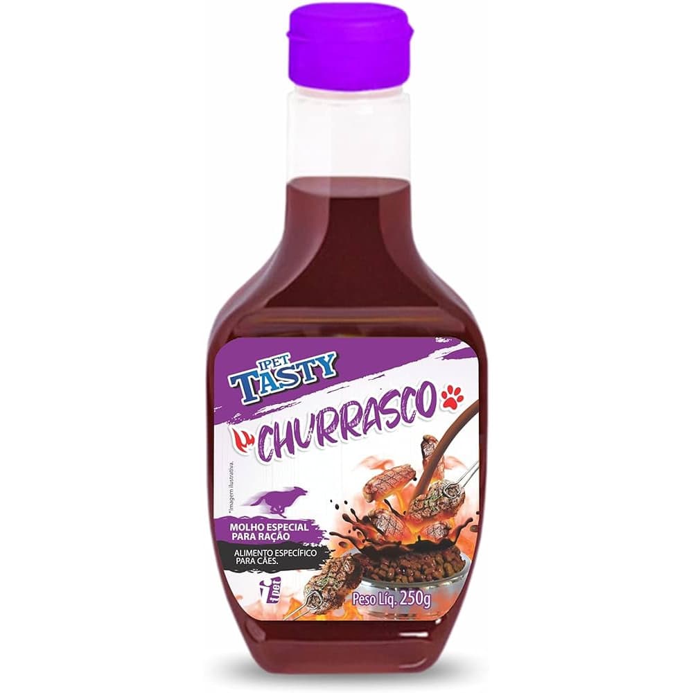Molho Delicia Dog iPet Tasty Cães Vários Sabores 250ml