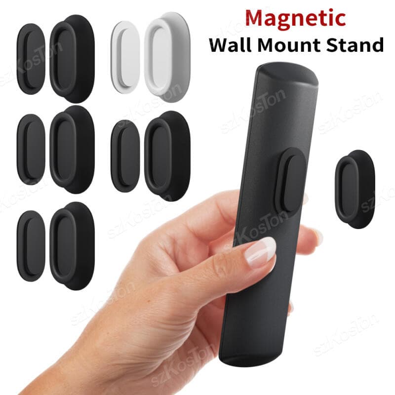 Suporte Magnético De Controle Remoto , Montagem Na Parede , Sem Furos , Autoadesivo , Montado De Armazenamento Para Cont