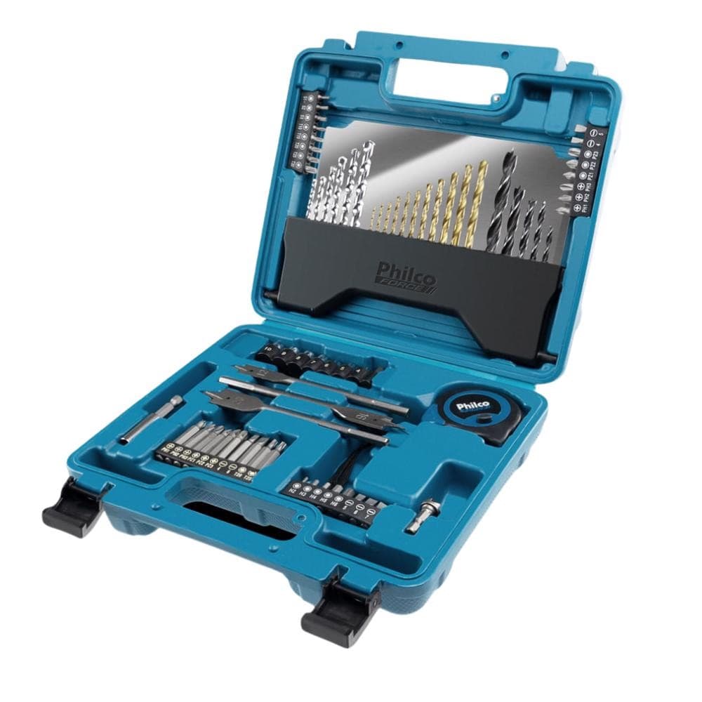 Kit de Ferramentas com 70 Peças e Maleta PHILCO