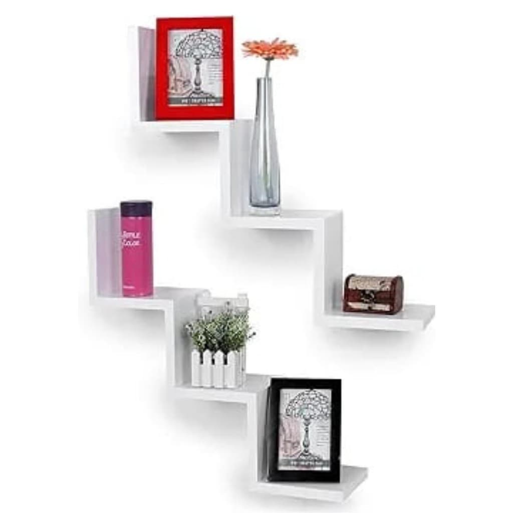 KIT 2 NICHO SUPORTE PAREDE 50CM SALA QUARTO DECORATIVO MDF ESTANTE ORGANIZADOR BRANCO PRATELEIRA  QUADROS FOTOS