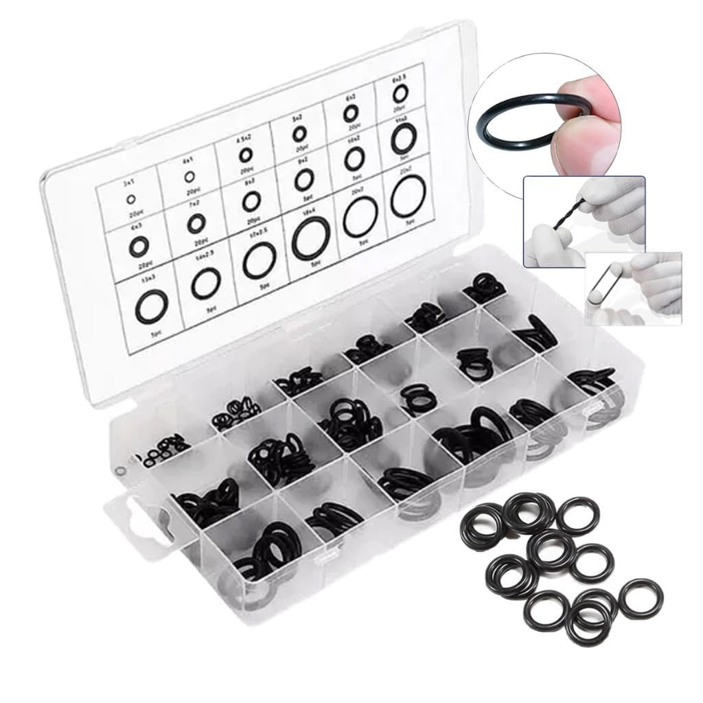 Anel De Vedação Oring Borracha Kit Completo Kit 225 Peças