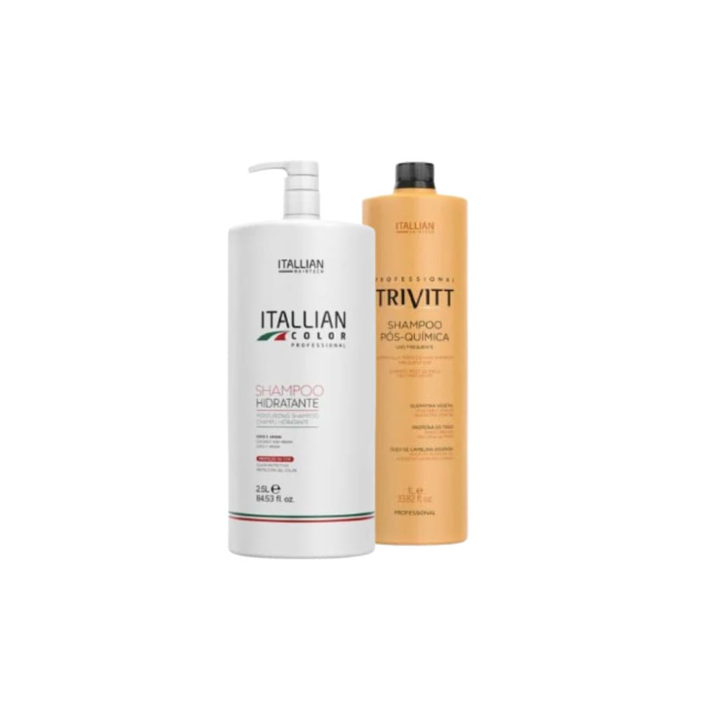 Shampoo Itallian Color 2,5L + Shampoo Hidratante 1L Trivitt