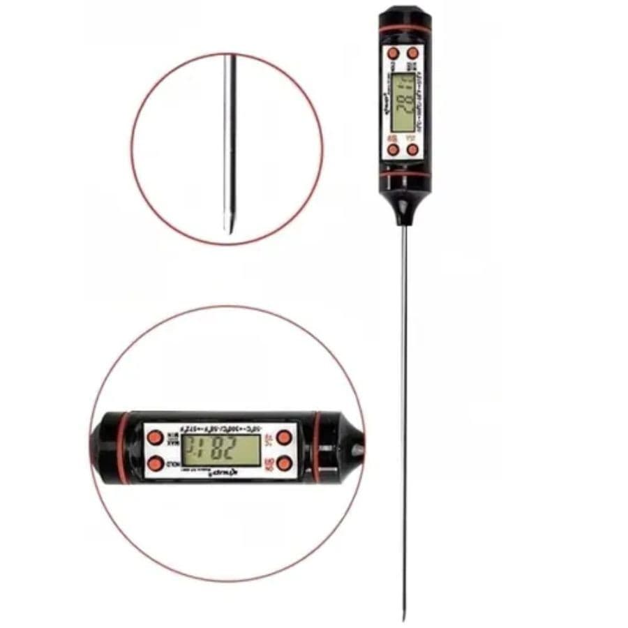 Termomêtro Culinário Digital com Haste - 15cm - 1 unidade - Rizzo