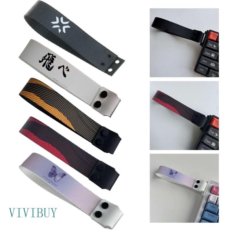 Correias Decorativas VIVI Para Controle Alças Nylon Teclados Mecânicos Jogos