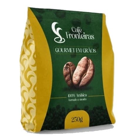 CAFÉ EM GRÃOS GOURMET FRONTEIRAS - 250g