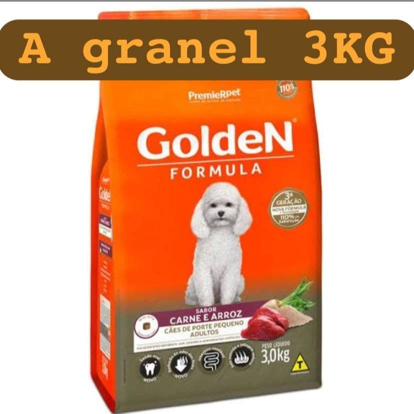 Ração Premier Pet Golden Cães 3Kg Raças Pequenas Adulto A granel - ENTREGA IMEDIATA