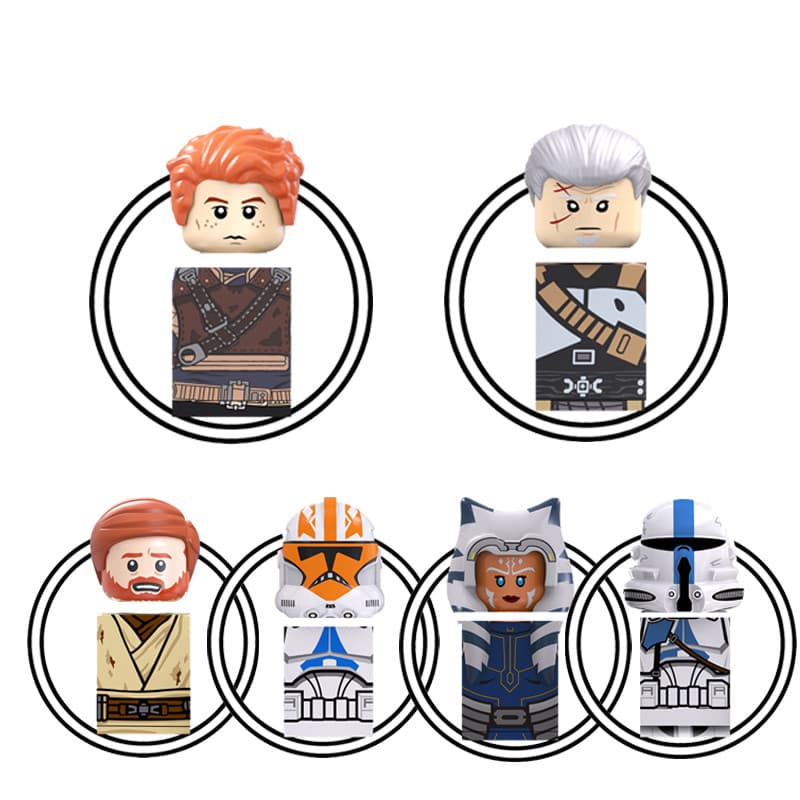 Brinquedo Infantil Série Ficção Científica Soldado Boneca nano Figuras Modelo Brinquedos Educativos
