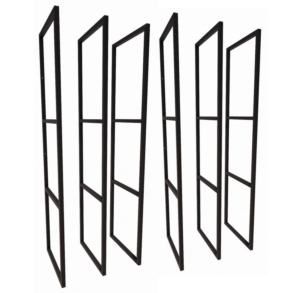 6 suporte prateleira estilo industrial parede teto 100x28cm