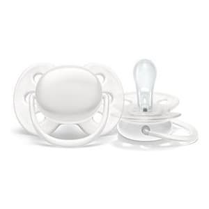 Chupeta Ultra Soft 0-6m Individual Branca Bico Tam 1 Avent