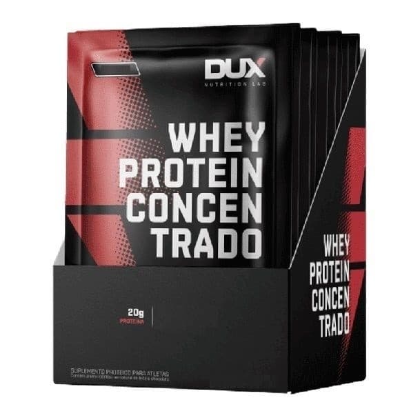 Whey Protein Concentrado Display (10 Sachês 28g) - Sabor: Chocolate (10 unid 30g) - nova fórmula