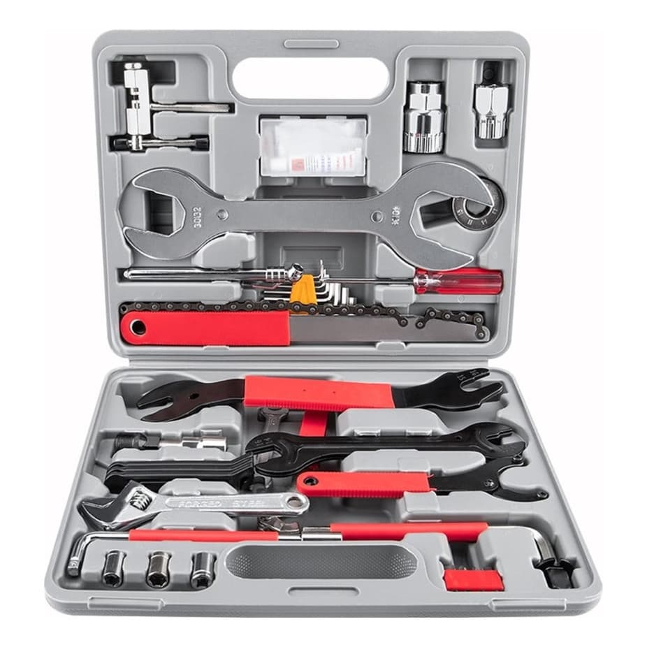 Kit Ferramentas Completo Para Bicicleta Maleta Ferramenta Chaves De Aço Original Bike Mtb