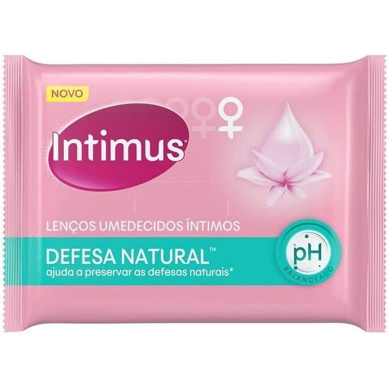toalha Lencos Umedecidos Intimus defesa natural 16un
