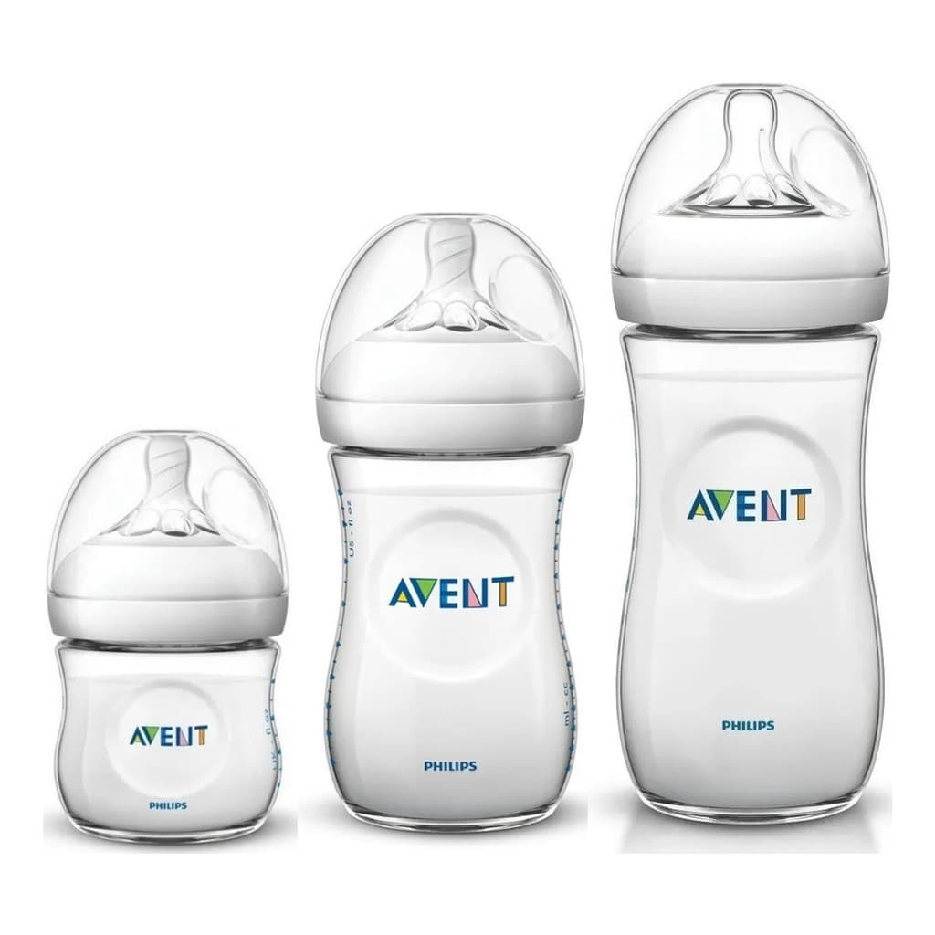 Kit Mamadeira Avent Petala Bebê Infantil Com Bico Completo