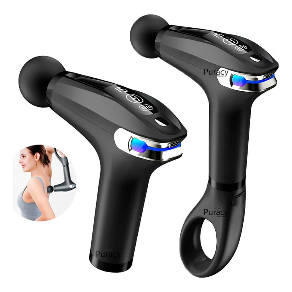Massageador Elétrico Profissional Muscular Pistola Original Displau Led