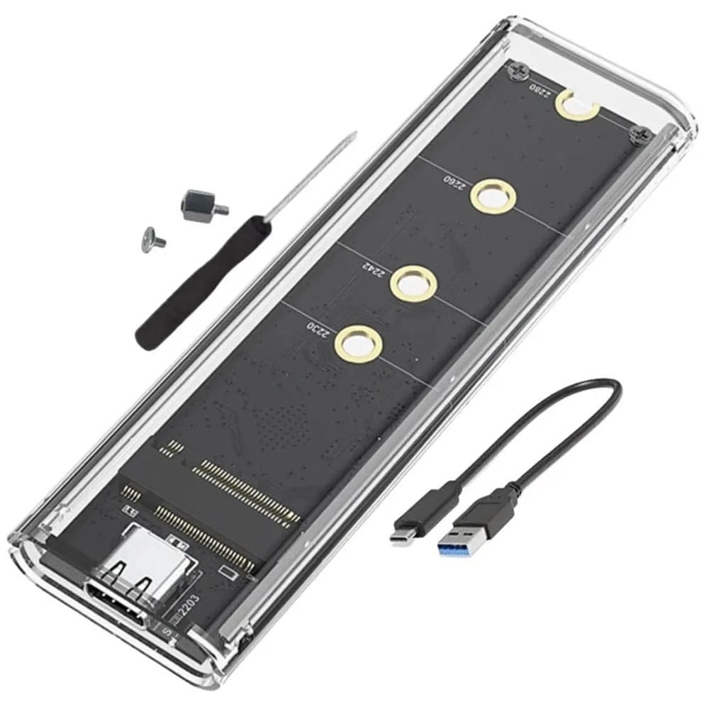 Case Externo Para SSD NGFF / NVME M.2 10gbps Type-c Ultra