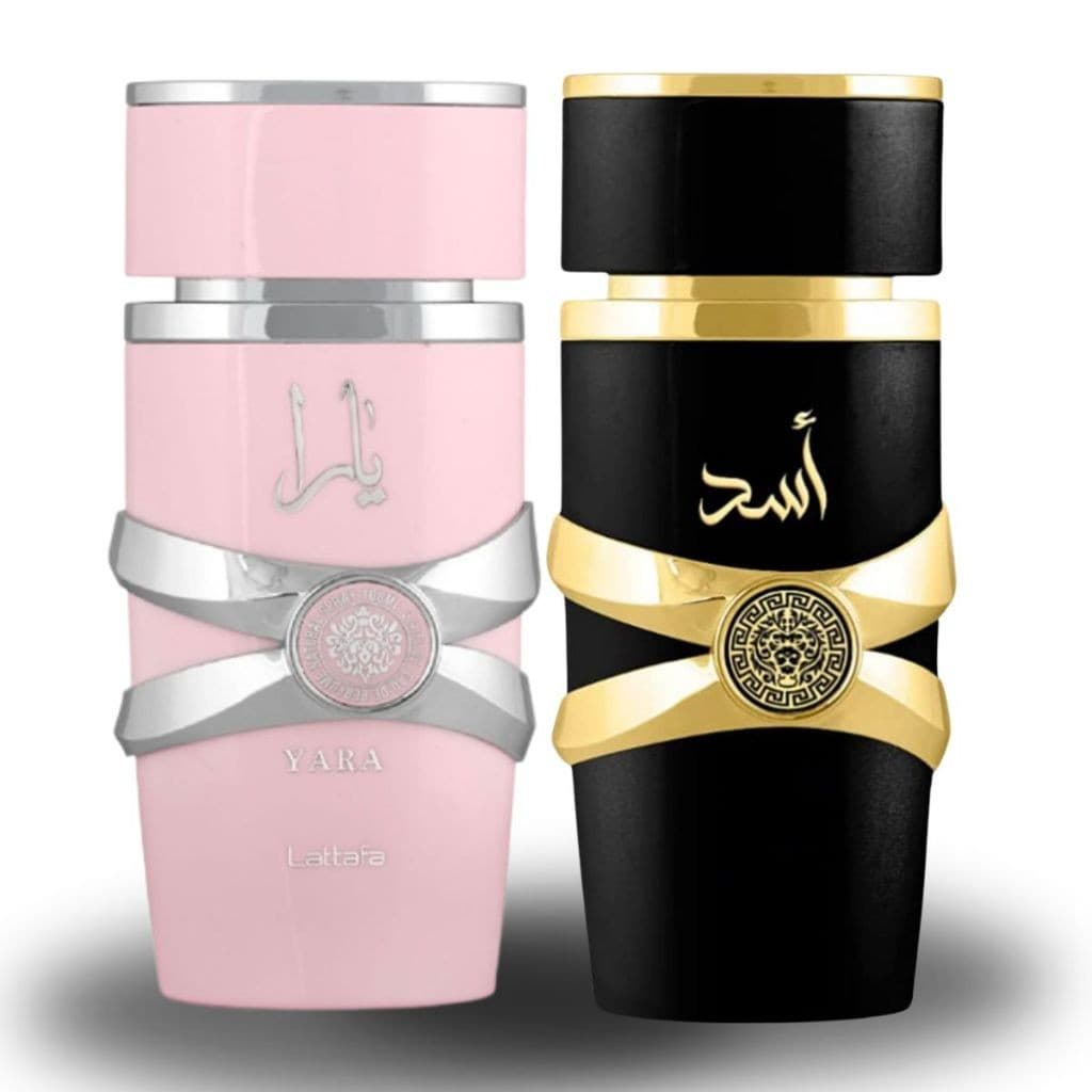 Perfume Árabe Importado Kit Até 2 Unid Asad + Yara  Fixação Forte Lançamento Masculino Feminino
