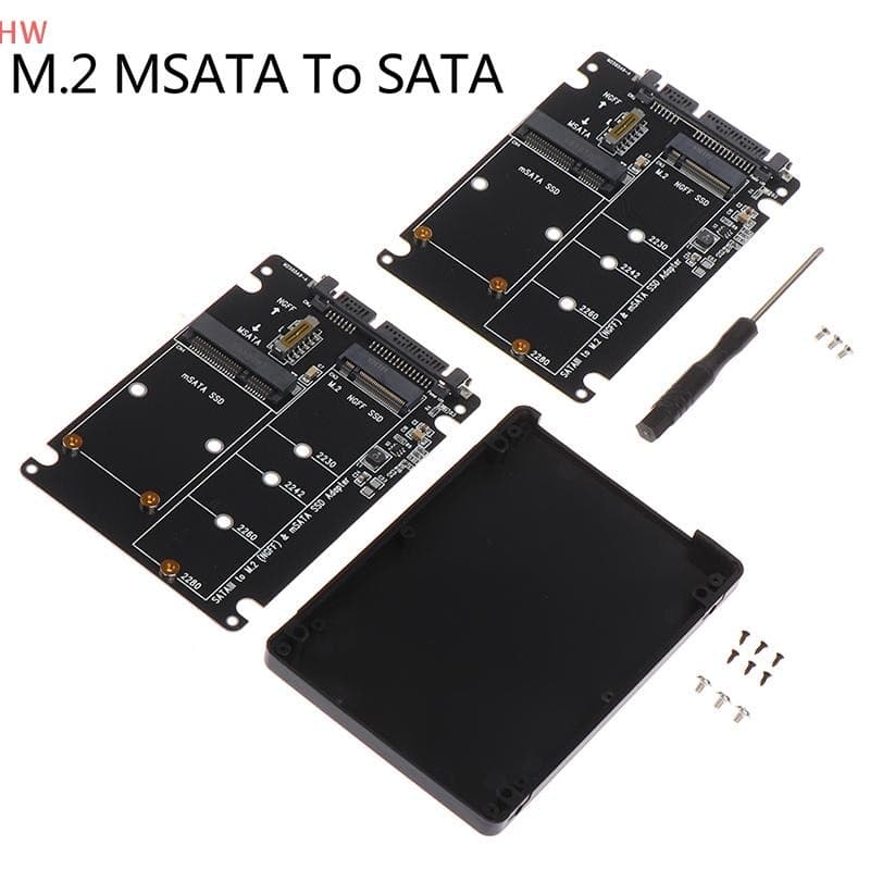 NGFF Para SATA 3 Gabinete HDD Externo MSATA SSD Adaptador M . 2 Placa Adaptadora De Protocolo