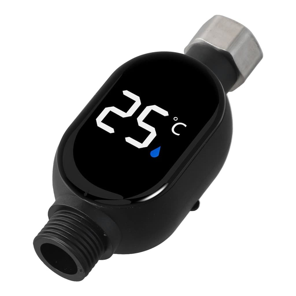 Termômetro De Torneira Digital À Prova D'água Com Display De Temperatura Codificado Por Cores(Sem Função De Aquecimento）